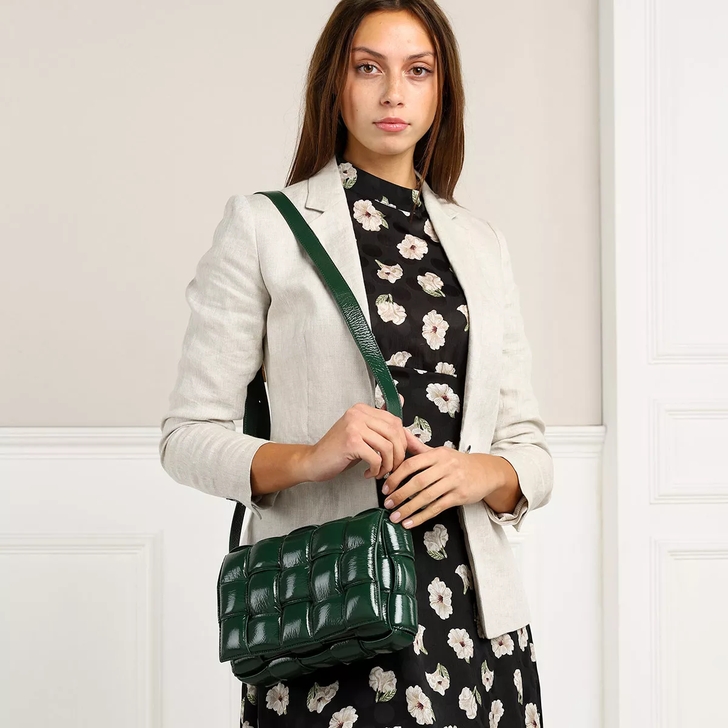 Bottega Veneta Padded Cassette Shoulder Bag Raintree | Crossbody Bag