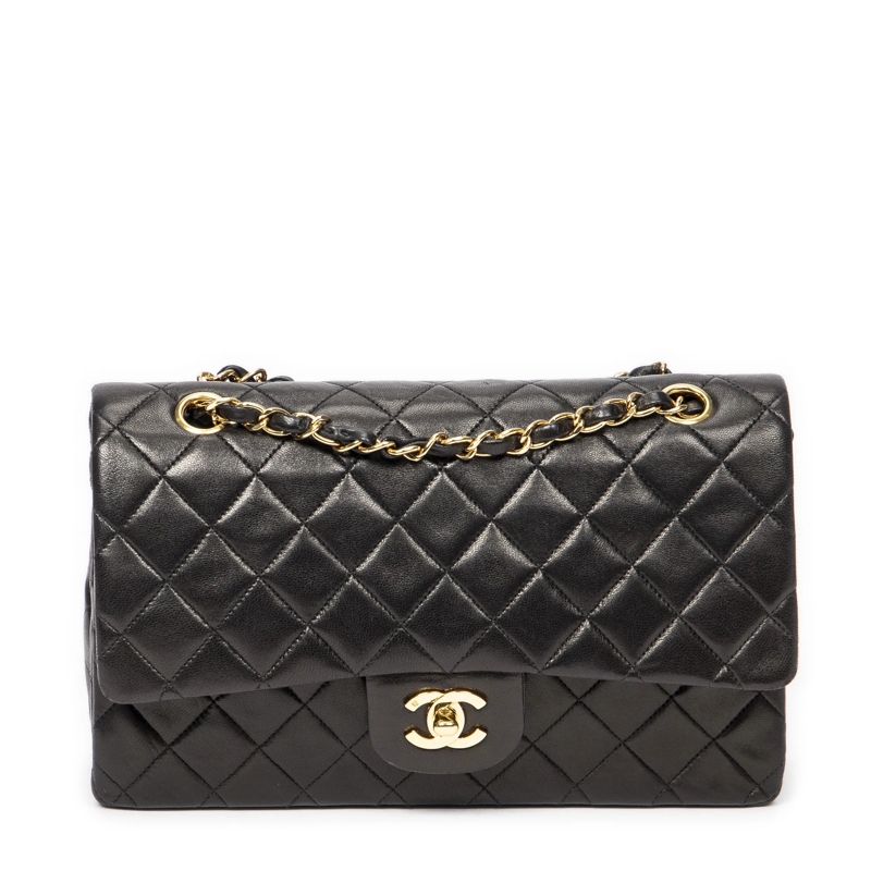 Chanel Crossbody Bag Classic Double Flap 26 schwarz