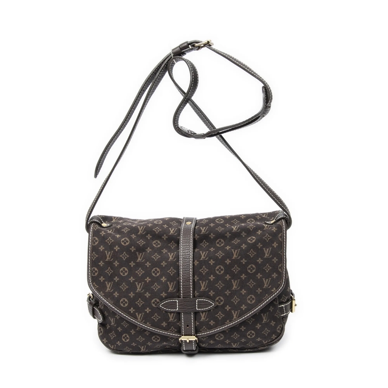 Louis Vuitton Crossbody Bag Saumur MM dunkel-braun