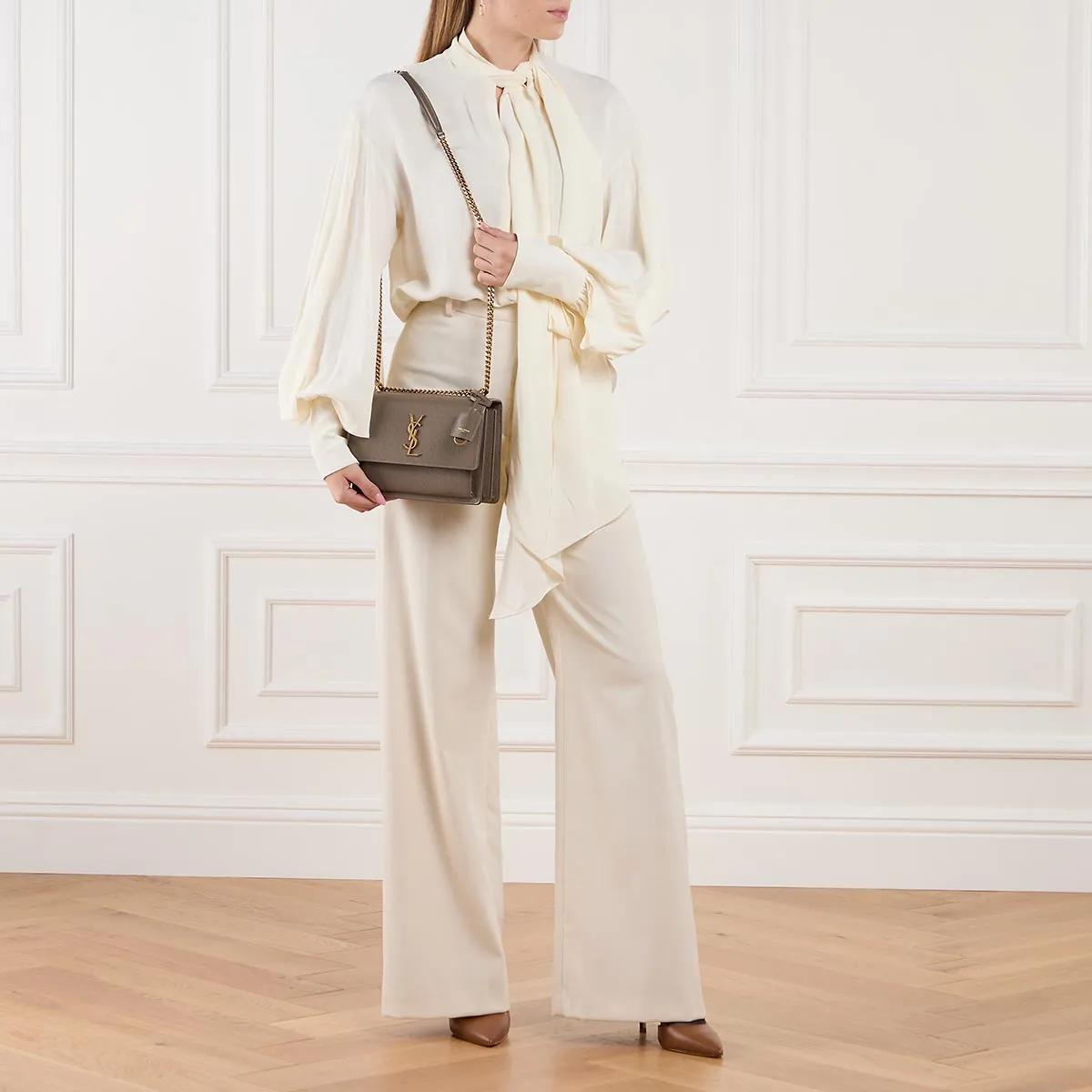 Saint Laurent Crossbody bags Sunset Crossbody Bag Leather in beige