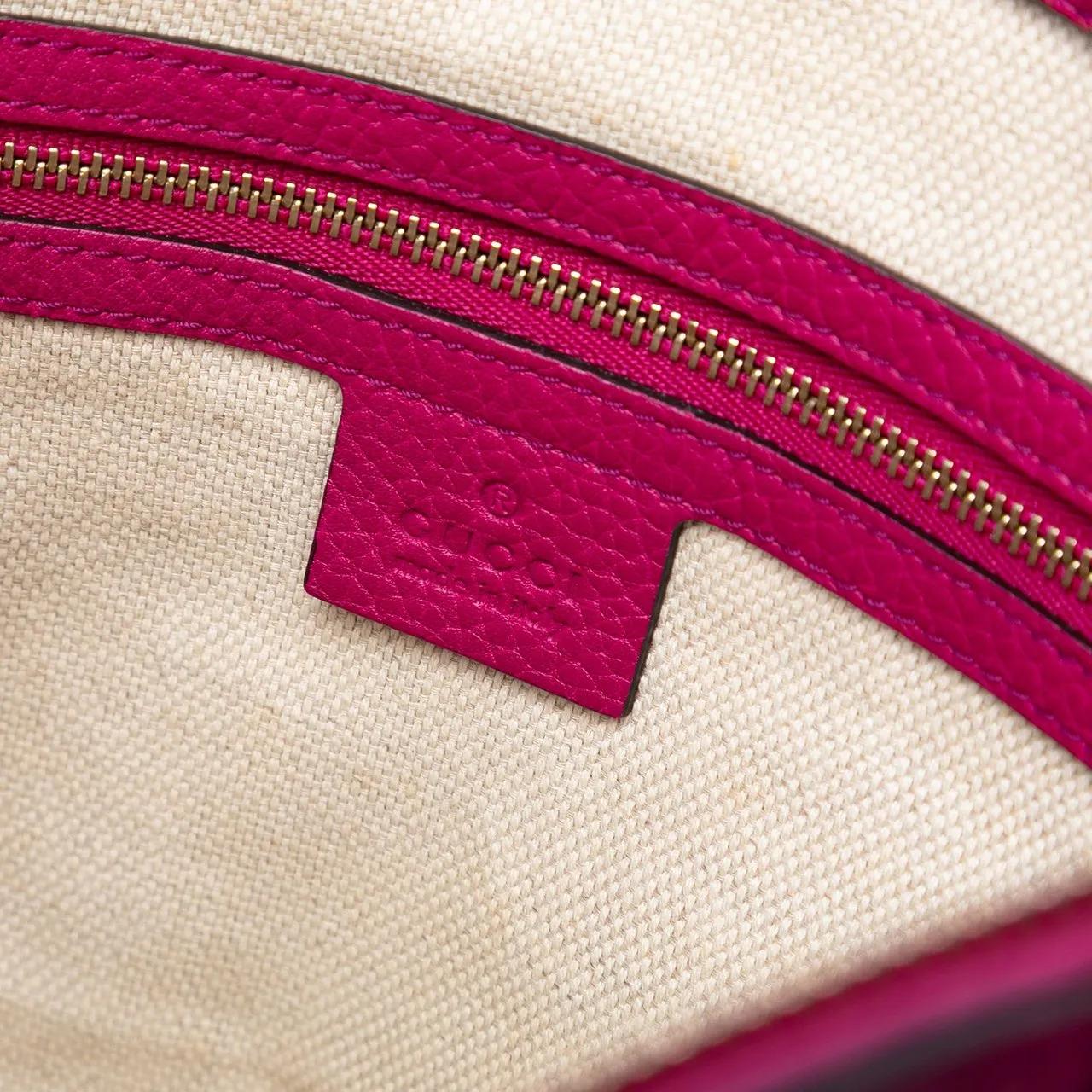 Thumbnail - Gucci Hobo Bags - Small Leather Soho Cellarius Satchel - Gr. unisize - in Gold - für Damen