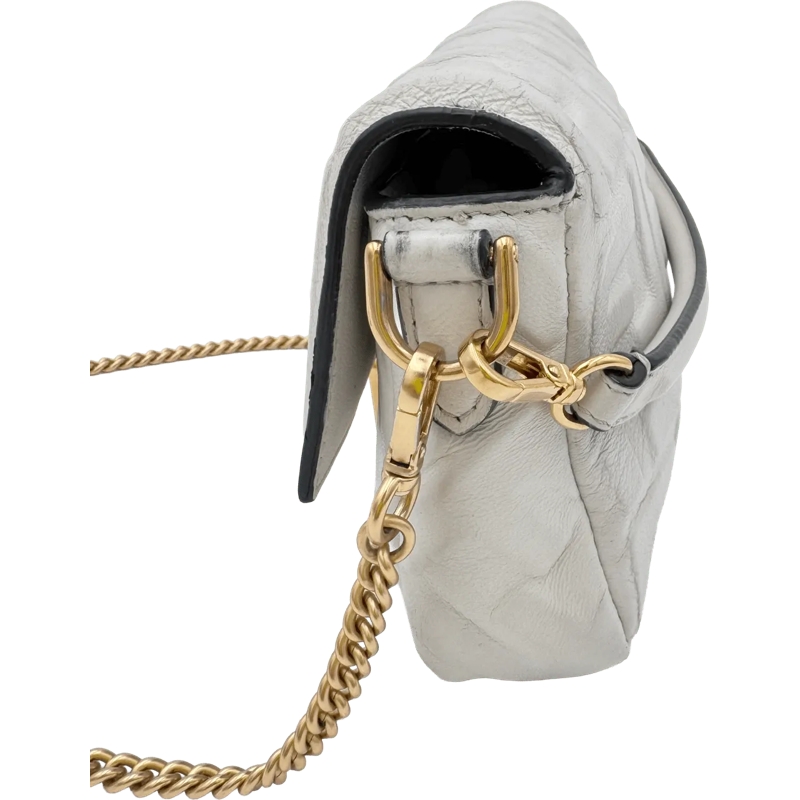 Fendi Tote Fendi Baguette Chain Mini - Off White weiß (Image 2)