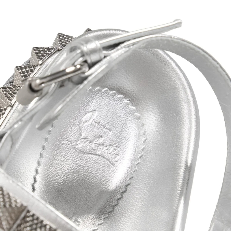 Christian Louboutin Sandalen Pyrabizz Sandal Silver(Image 8)