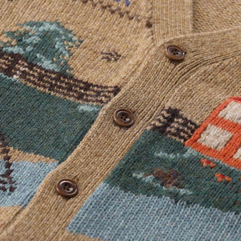 Polo Ralph Lauren Strickjacke Strickjacke aus Wolle braun(Image 3)