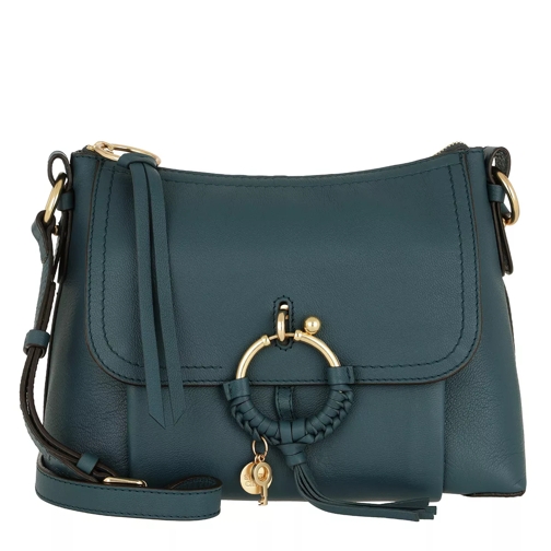 See By Chloé Joan Shoulder Bag Small Leather Steel Blue Crossbody Bag