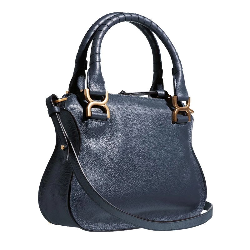 Chloé Satchel Small Double Carry Shoulder Bag Navy(Image 4)