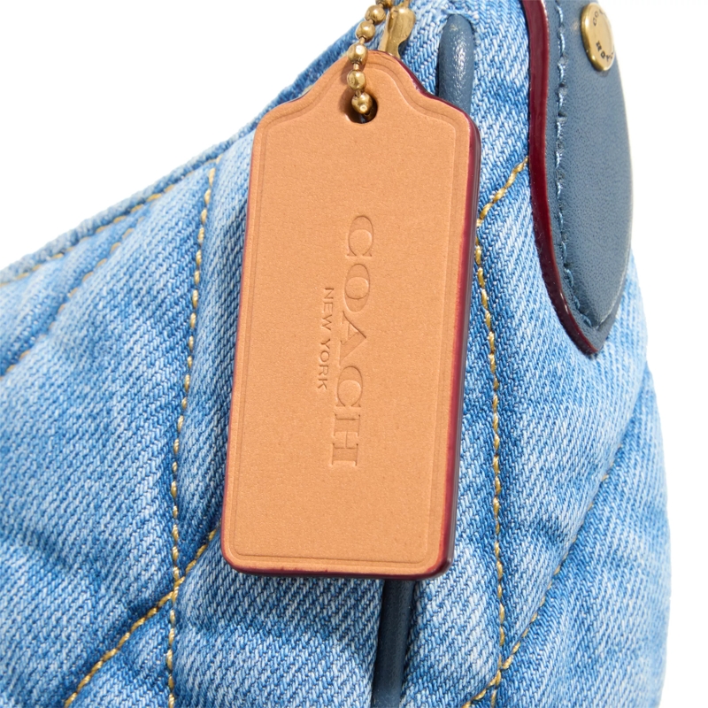 Coach Crossbody Bag Quilted Denim Mira Shoulder Bag Indigo(Image 5)