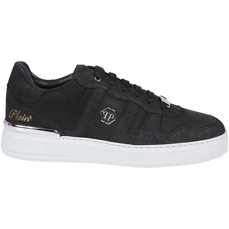 Philipp Plein Sneaker basse Cocco Low Top Sneakers Black schwarz