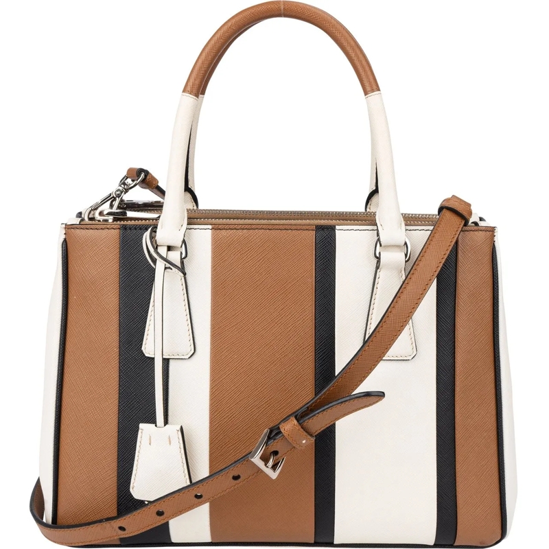 Prada Tote Prada Multiple Colors Saffiano Leather Galleria Ha braun