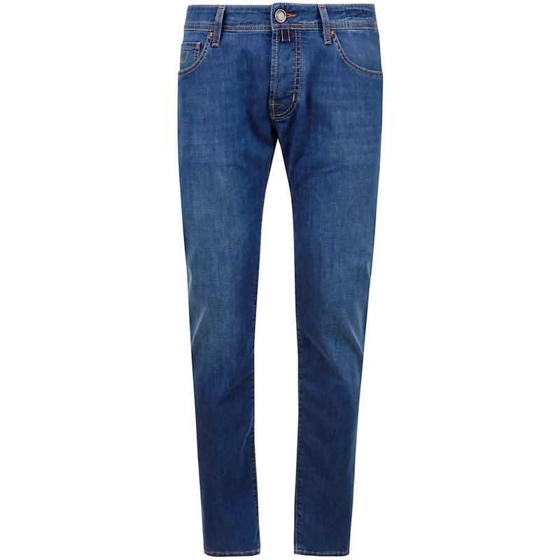 Jacob Cohen Jeans à jambe droite Trousers M Blu blau