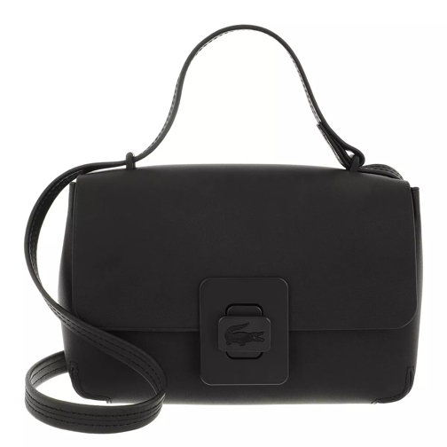 Lacoste Croco Turn Shoulder Bag Noir Crossbody Bag