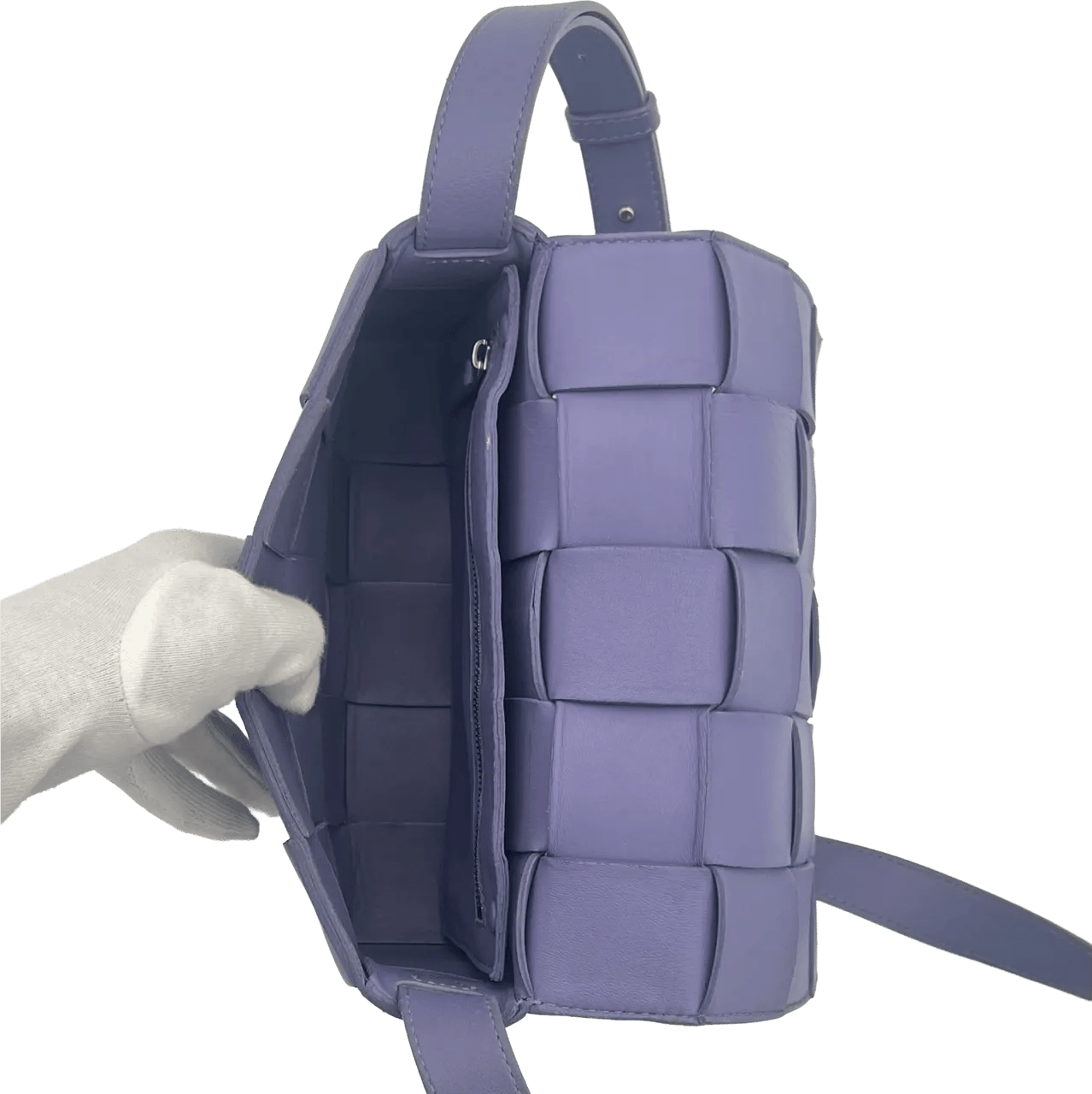 Thumbnail - Bottega Veneta Crossbody Bags - Bottega Veneta Cassette - Purple - Gr. unisize - in Orange - für Damen