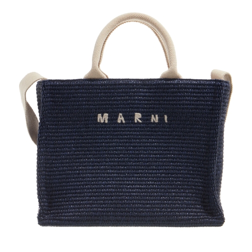 Marni Draagtas Small Basket Ultramarine