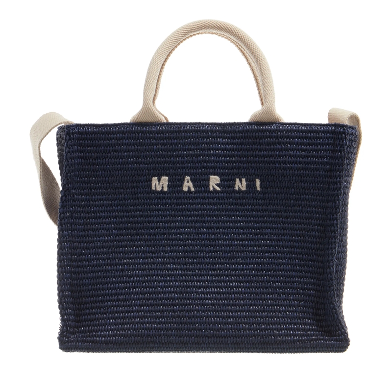 Marni Tote Small Basket Ultramarine