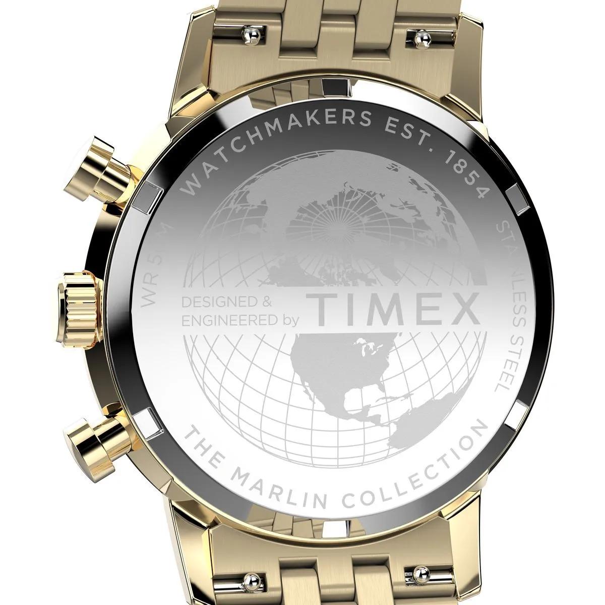 Thumbnail - Timex Uhren - Quarz-Analoguhr Marlin® Quartz Chronograph - Gr. unisize - in Gold - für Damen