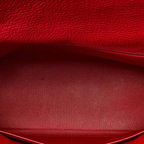 Hermès Tote Togo Kelly 35 rot (Image 13)