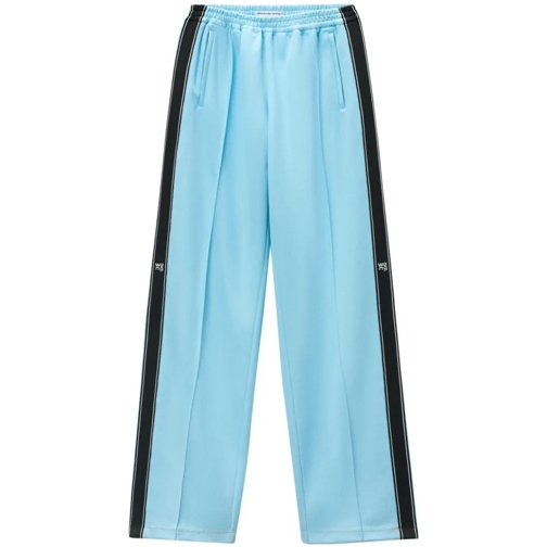 Alexander Wang Logo-Stripe Track Pants Blue Jogging Broek