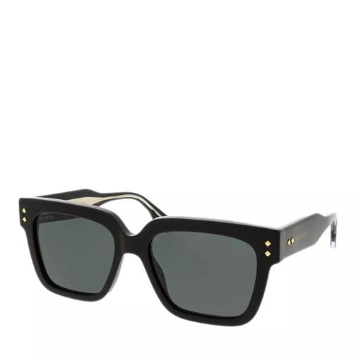 Gucci GG1084S-001 54 Acetate Black-Grey Sonnenbrille