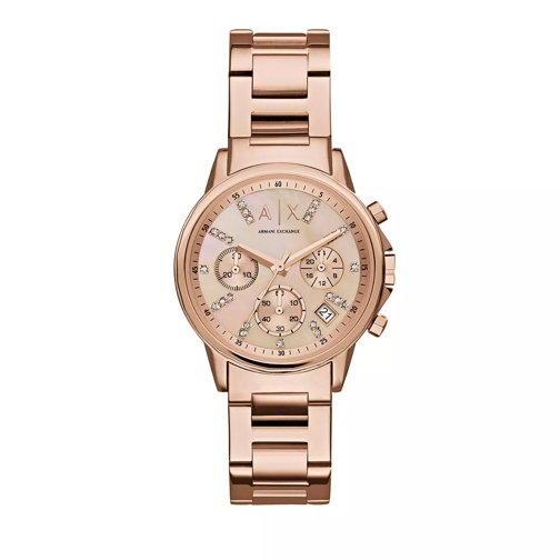 Armani Exchange Chronograph Stainless Steel Watch Rose Gold-Tone Cronografo