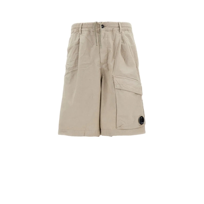 CP Company Casual Shorts Micro-Reps Boxy Lens Shorts Neutrals