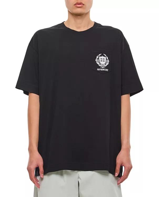 Givenchy - Casual Short Sleeve Front Pocket Base - Größe M - black