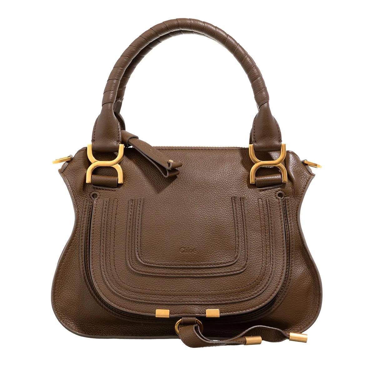 Chloé Satchel Bag - Domestic Lamb Double Face - Gr. unisize - in Taupe - für Damen