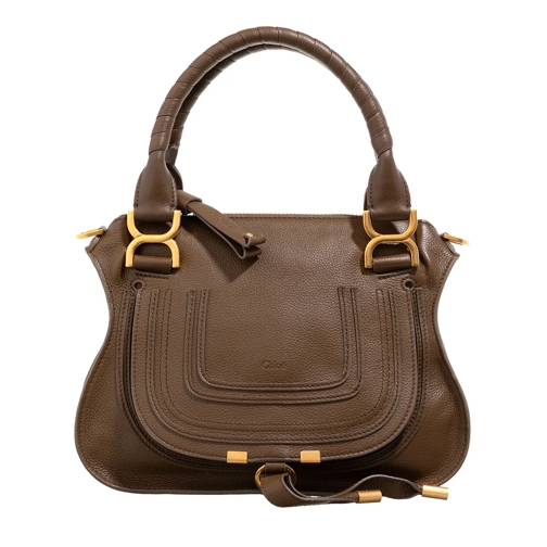 Chloé Domestic Lamb Double Face Dark Khaki Borsa a tracolla