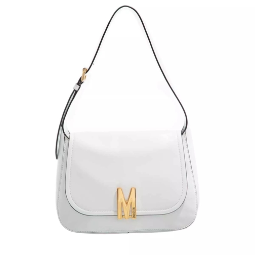 Moschino Shoulder Bag  White Hoboväska
