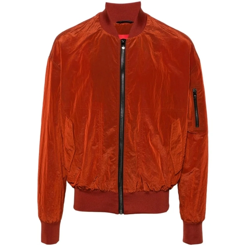 Ferrari Bomberjacken Rust Red Baseball Collar Jacket Red