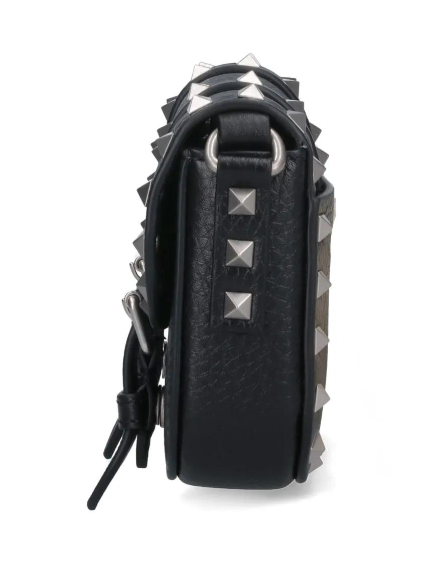 Thumbnail - Valentino Garavani Handyhüllen - "Vlogo" Mini Crossbody Bag – Black - Gr. unisize - in Schwarz - für Damen