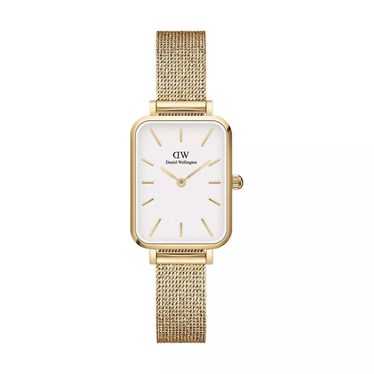 Daniel Wellington Uhr - Dw Quadro 20X26 Pressed Evergold G - Gr. unisize - in Gold - für Damen