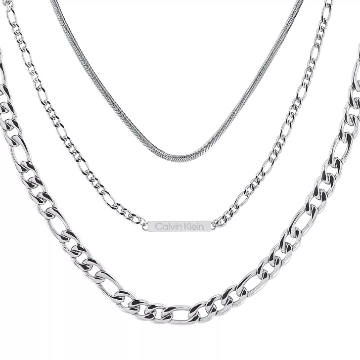 Calvin klein hotsell silver necklace