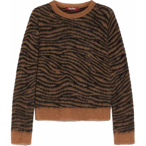 Max Mara Sweatshirts Max Mara Sweaters Brown schwarz