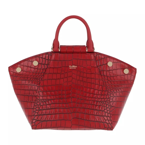 Max Mara Anita Small Shopping Bag Red Tote