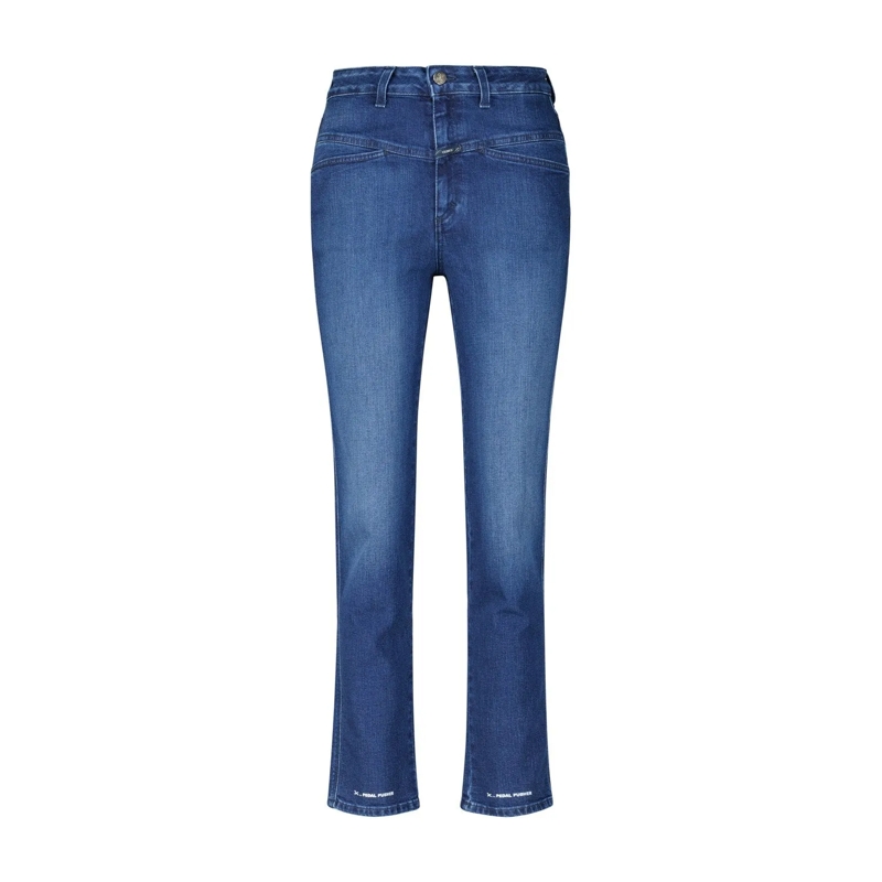 Closed Jeans Relaxed-Fit Jeans Pedal Pusher Dunkelblau