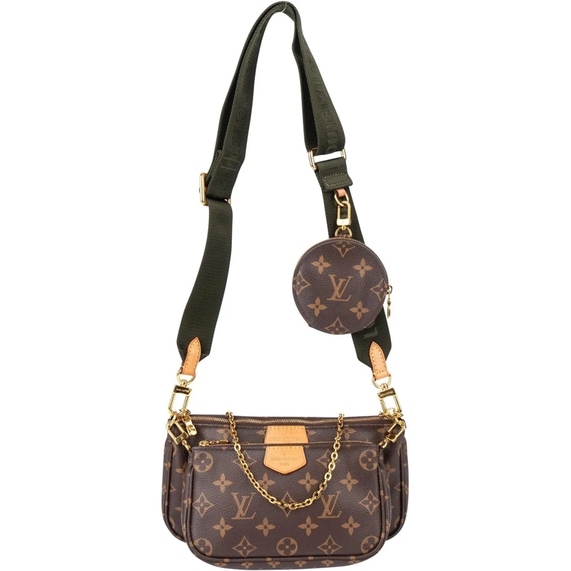 Louis Vuitton Tote Louis Vuitton Canvas Monogram Multi Pochette Cross braun