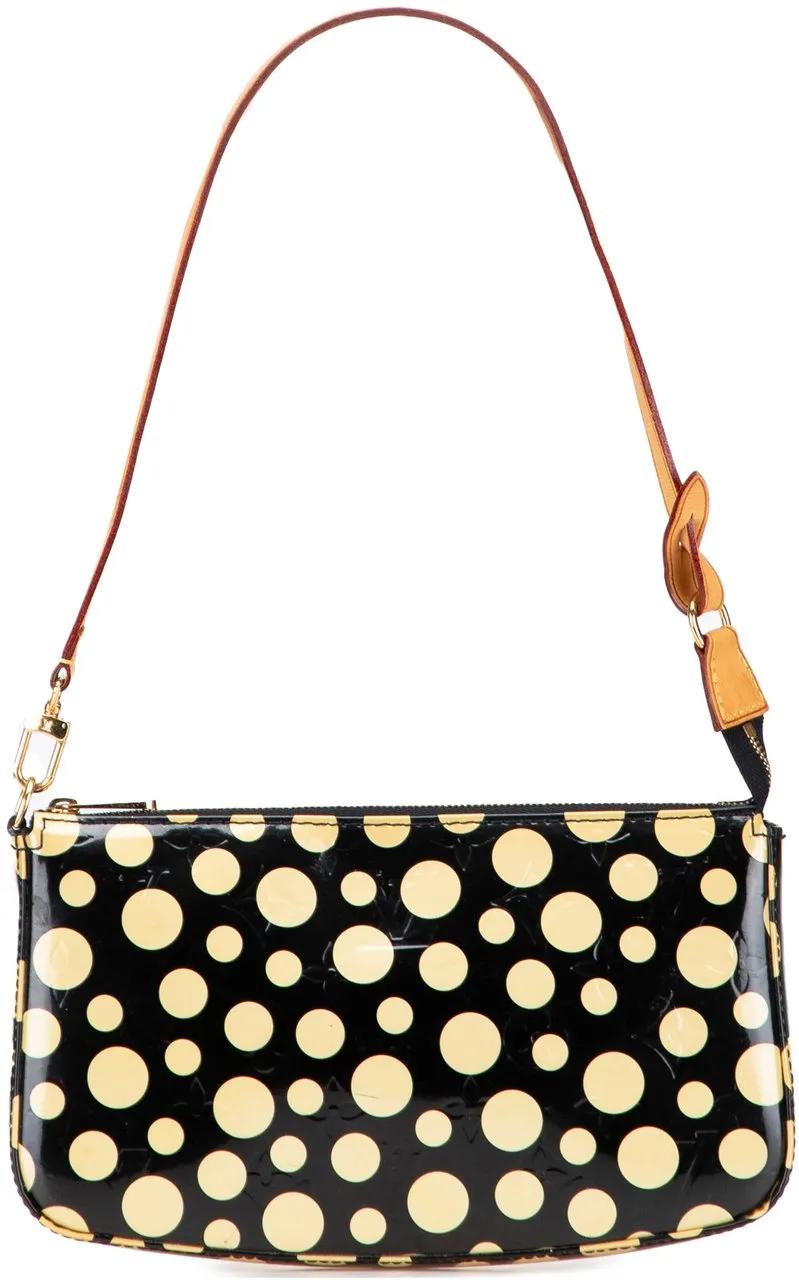 Louis Vuitton Hobo Bags - Yayoi Kusama Monogram Vernis Dots Infinity Pochett - Gr. unisize - in Schwarz - für Damen