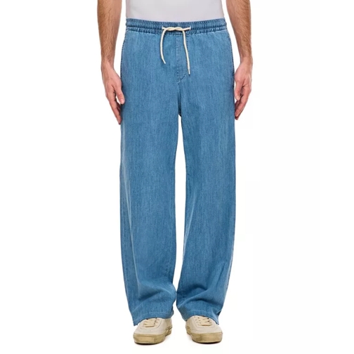 A.P.C. Vncent Cotton Pants Blue 