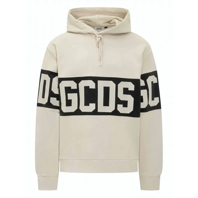 Gcds  Long-Sleeved Hoodie Black