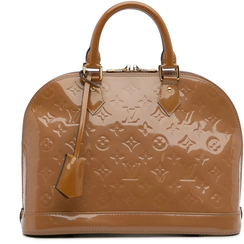 Louis Vuitton Fourre-tout Monogram Vernis Alma PM braun