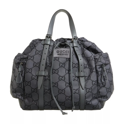 Gucci Medium GG Tote Bag Grey Rymlig shoppingväska
