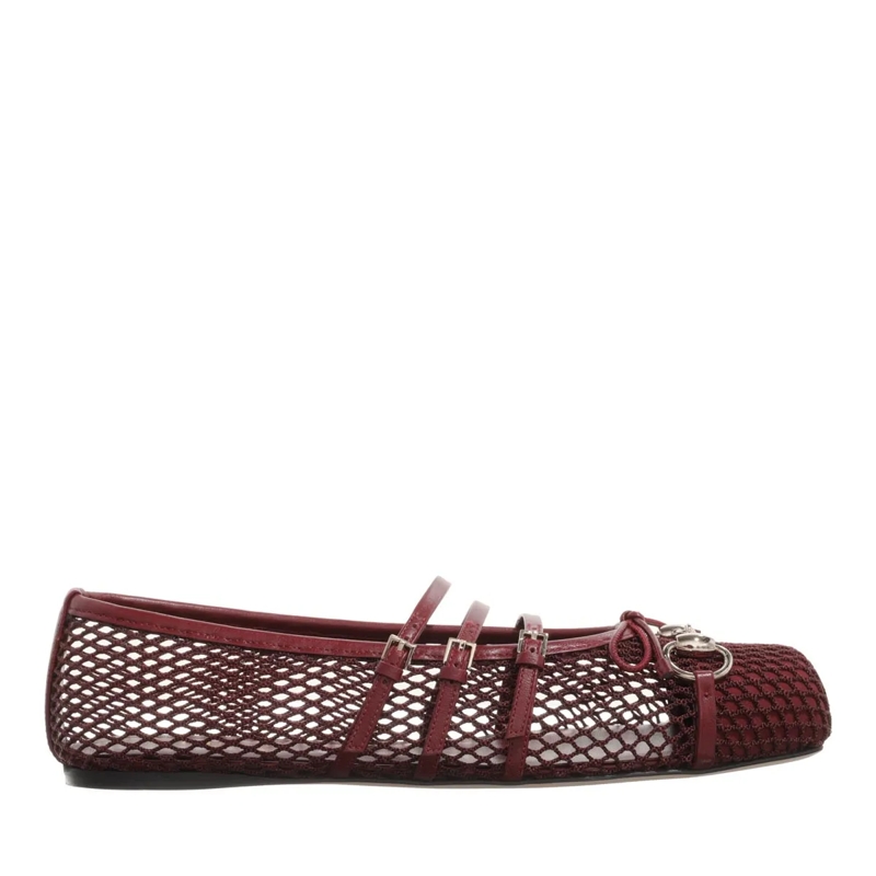 Gucci Ballerinas Mesh Ballerina Rosso