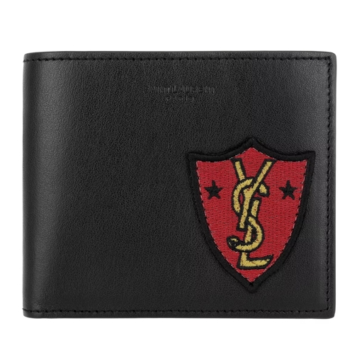 Saint Laurent YSL Wallet Black Bi-Fold Portemonnaie