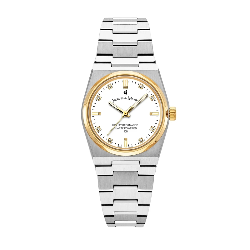 Jacques du Manoir Quarzuhr Horizon Uhr Silber farbend, Gold farbend,