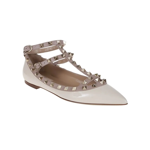 Valentino Ballerine Ballerina Rockstud T. 05 Flats White (Image 2)
