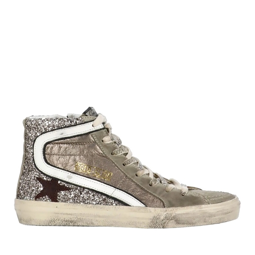 Golden Goose sneaker basse Grey Leather Hightop Sneakers Grey