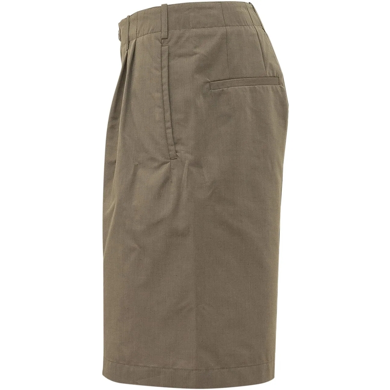 Our Legacy Shorts Shorts Ponte con Chiusura Frontale taupe(Image 3)