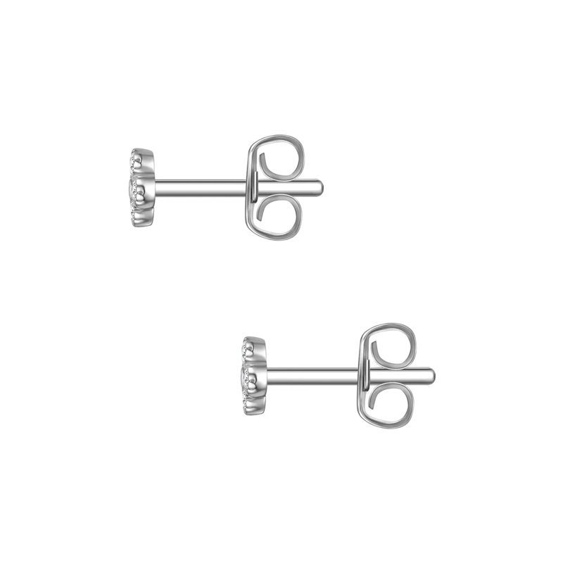 Glanzstücke München Ohrstecker Sterling Silber Ohrstecker Zirkonia silber(Image 3)