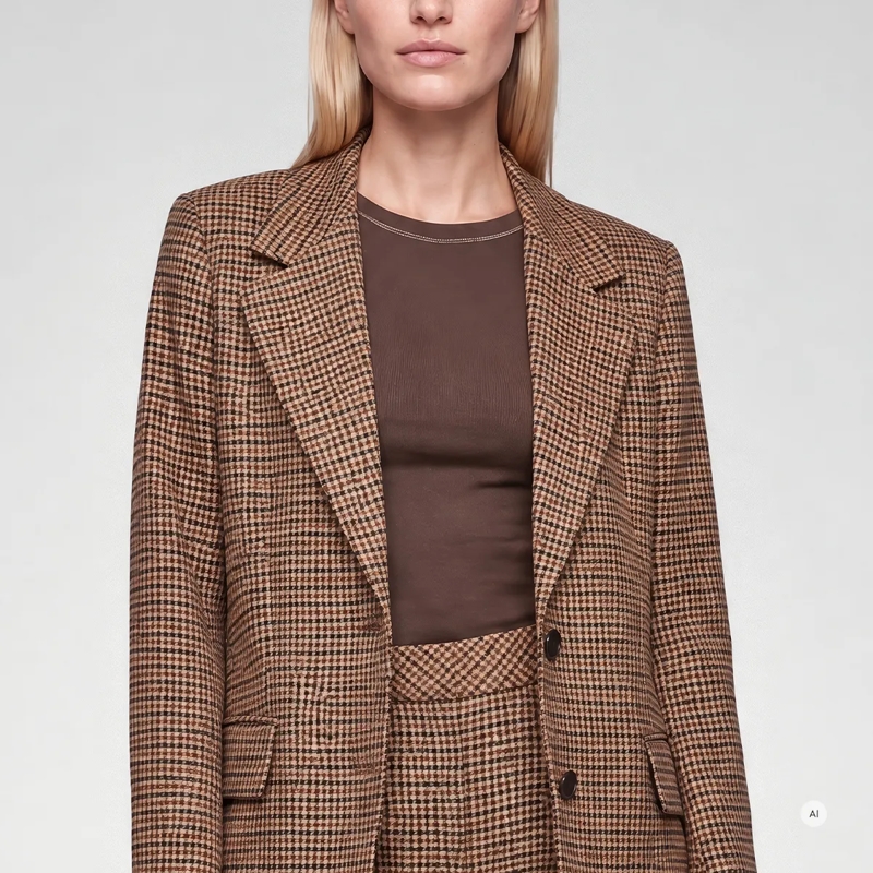 Marc Aurel Blazer Blazer- Paspeltaschen- Rückenschlitz- Oversize beige(Image 3)