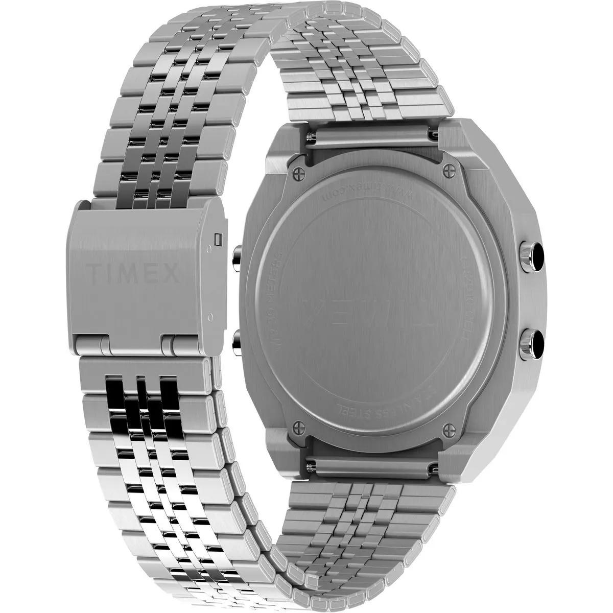 Thumbnail - Timex Uhren - Digitaluhr Timex T80 Steel - Gr. unisize - in Silber - für Damen